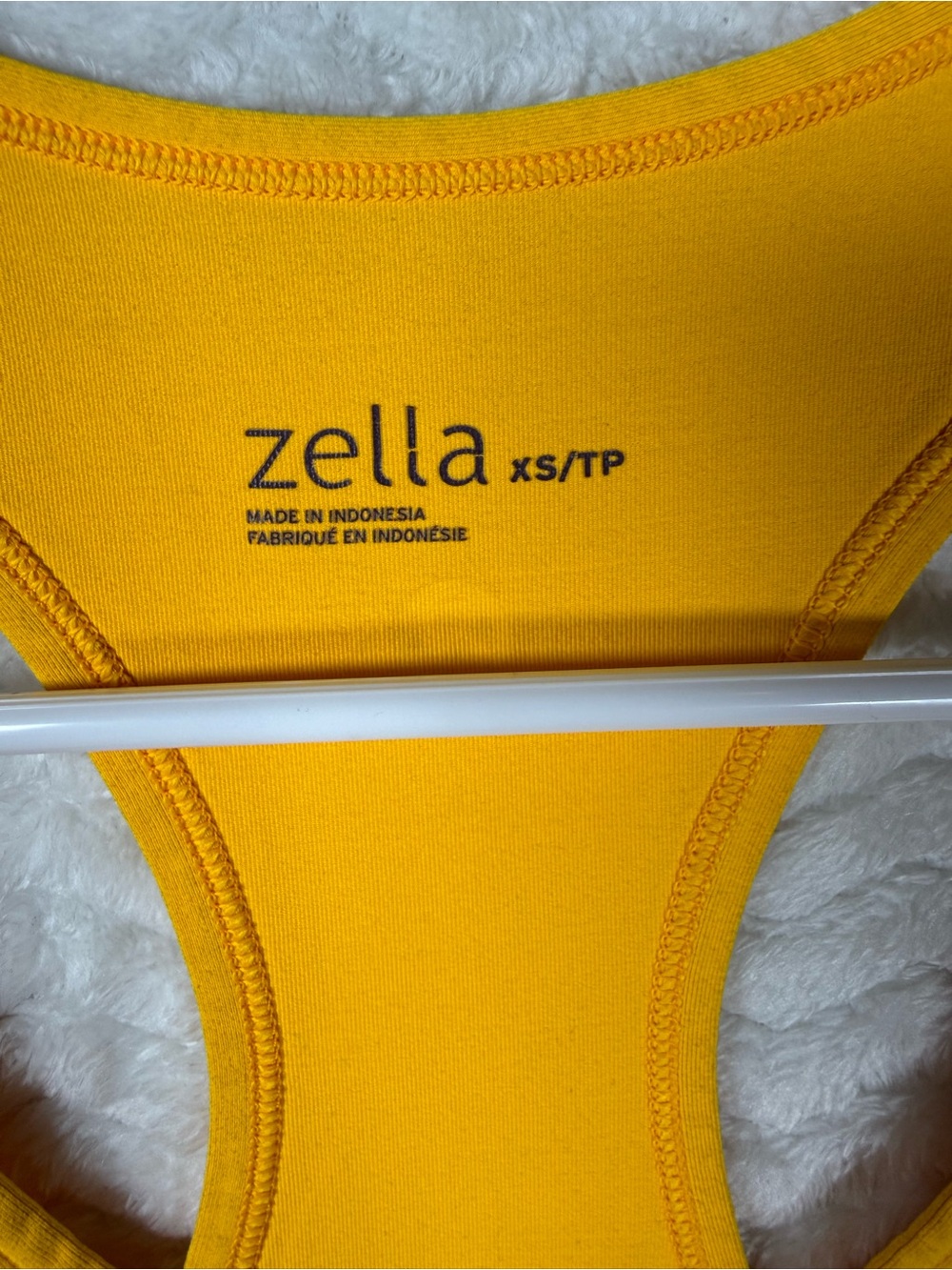 Zella Yellow Racerback Performance Tank - Picture 3 of 8